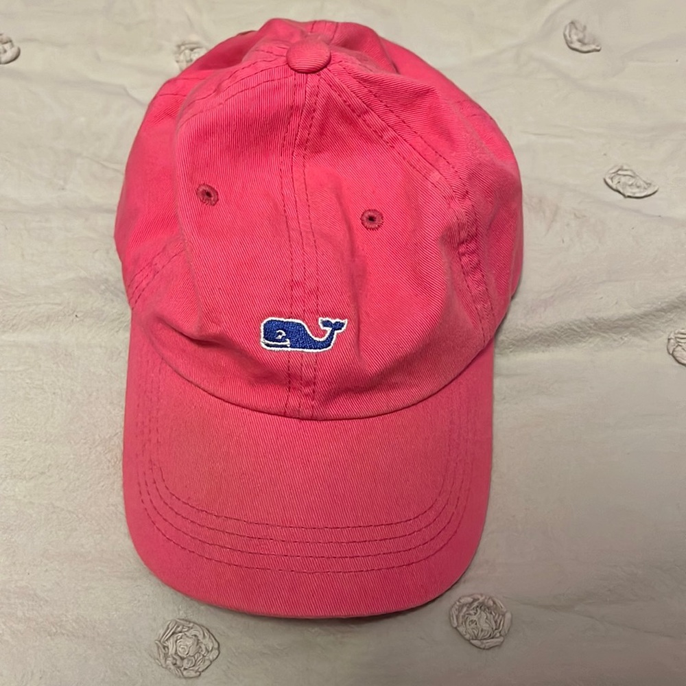 Pink vineyard vines womens hat